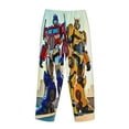 thumbnail image 2 of Transformers Women's Pajama Pants Ultra Soft Comfy Sleep Lounge Pants Cartoon Print Lightweight Casual Bottoms Loungewear, 2 of 8