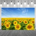 thumbnail image 4 of MOON.QG Fondo de fotografía de campo de granja de primavera, paisaje de pastizales con girasoles, fondo para sesión fotográfica de fiesta, decoración personalizada, accesorios para fotos, 4 of 5