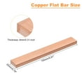 thumbnail image 2 of Uxcell Copper Flat Bar, 0.31" Thickness x 0.79" Width x 5.91" Length Copper Bar Stock, 2 of 6