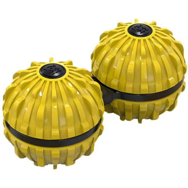Fidget Ball Stress Relief Toy, Anti-Anxiety Fidget Spinner Hand Toys with Massage Function, Finger Spinner Rotation Ball for Men Adults Relieving Stress Boredom ADHD Autism(Yellow)