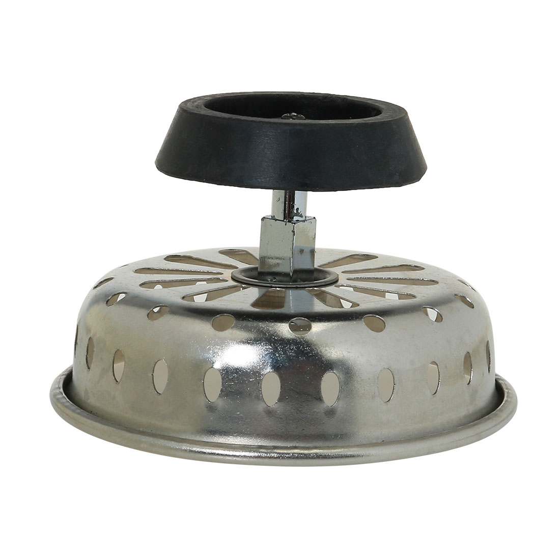 Unique Bargains 2Pcs 3.2" Dia Stainless Steel Sink Basin Strainer Disposal Stopper