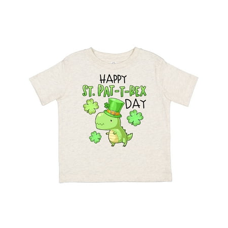 

Inktastic Cute St. Pat-t-rex Dinosaur with St. Patrick s Day Hat Gift Toddler Boy or Toddler Girl T-Shirt