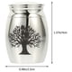 thumbnail image 2 of 1pc Funerary Bone Ash Container Stainless Cinerary Urn Mini Jar Pet Ash Casket, 2 of 3