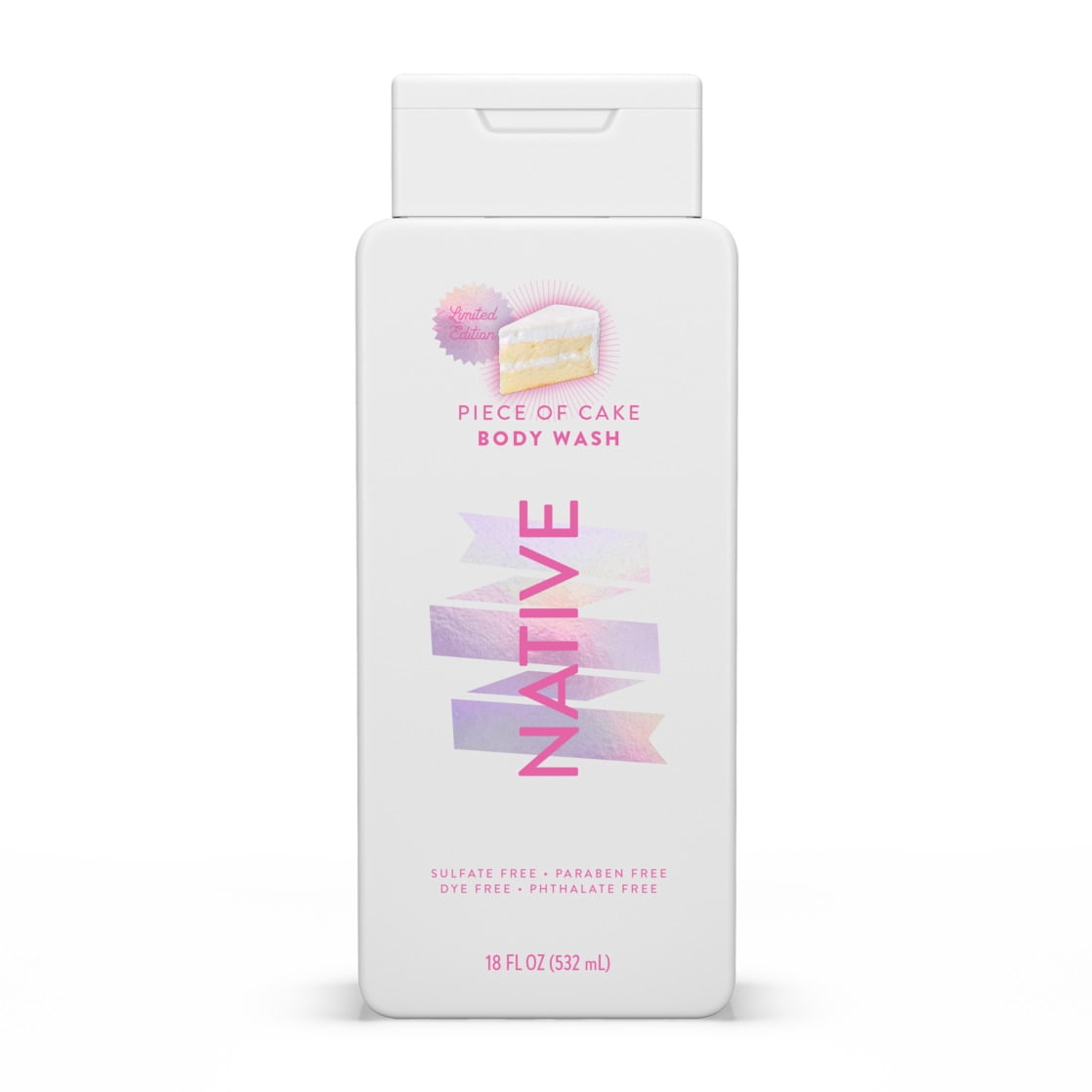 Native Limited Edition Piece of Cake Body Wash 18 fl oz