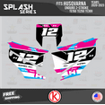 thumbnail image 2 of Kalair GFX Graphics Kit for Husqvarna ENDURO 2-STROKE TE150, TE250 and TE300 (2020-2023) Splash Series, 2 of 5