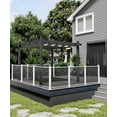 thumbnail image 6 of EastVita 10x13 Ft Aluminum Pergola Outdoor Metal Pergola with Adjustable Canopy Reinforced Frame Outdoor Shelter for Backyard Garden and Deck - Gray, 6 of 7