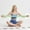 Green, variant on Fitness & Yoga Resistance Band Arm Back Shoulder Exercise Elastic Rope Stretch Fitness Band for Yoga and Full Body Stretching