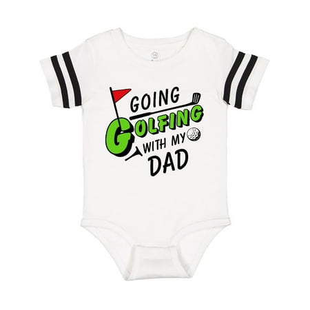 

Inktastic Going Golfing with my Dad- kids golf Gift Baby Boy or Baby Girl Bodysuit