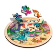 thumbnail image 3 of Qiopertar Clearance Children Wooden Puzzle 64 Educational Puzzle Game Kids Toys Summer Savings, 3 of 4