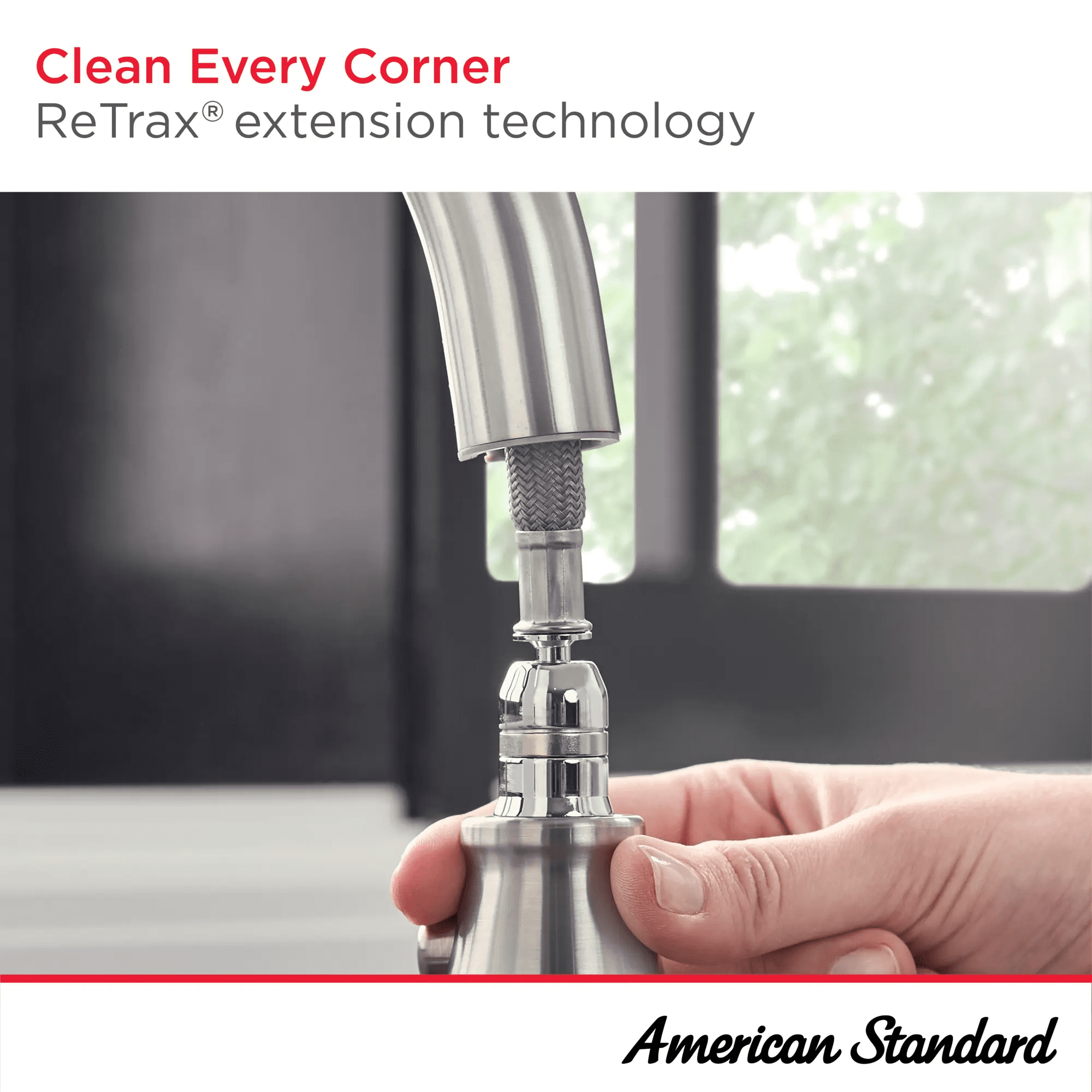 American Standard 7441300.075 Southport Pull-Down Kitchen Faucet with Sprayer, 1.8 GPM, Kitchen Faucets with Pull Down Sprayer, Stainless Steel