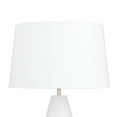 thumbnail image 4 of CosmoLiving by Cosmopolitan 27" White Table Lamp with Cream Fabric Shade, 4 of 9