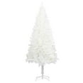 thumbnail image 2 of vidaXL Artificial Pre-lit Christmas Tree with Ball Set White 240 cm, 2 of 5
