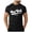 Black, variant on Men's Jogging Style T-Shirt Short Sleeve Lightweight Relaxed Fit Casual Lounge Athletic Wear(Red,M)