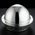 thumbnail image 3 of Stainless Steel Exterior Wall Air Outlet Grille Round Heating Cooling Vent Cover, 3 of 14