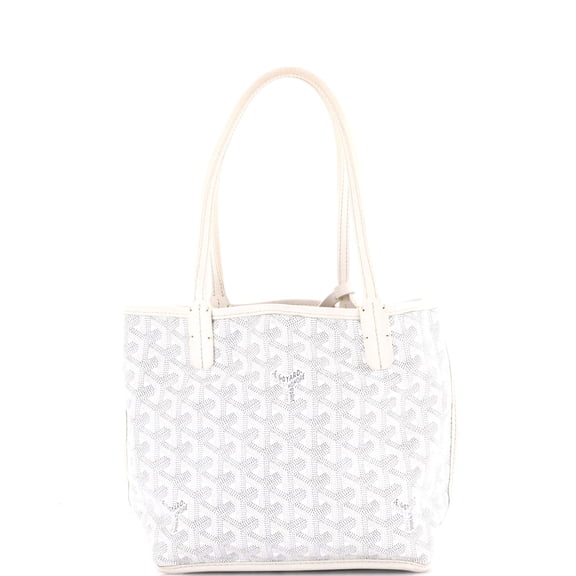 Pre-Owned Anjou Reversible Tote Coated Canvas Mini By Rebag