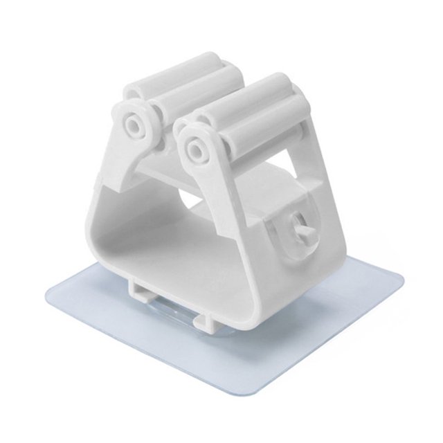 Porte-balai Auto-Adhésif Réutilisable Sans Support de Balai de Forage Support de Rangement de Balai de Salle de Bain