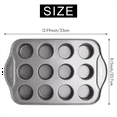 thumbnail image 4 of 2X 12 Cavity Mini Cheesecake Pan with 24 Pieces Removable Bottom, 4 of 8