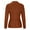 Brown, variant on Fartey Women's Mock Neck Sweater Trendy Casual Solid Color Cable Knit Pullover Slim Fit Long Sleeve Pullover Tops Soft Lightweight Fall Sweaters