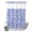 Lavender, variant on No Hook Shower Curtain, Purple Ocean Waves Shower Curtains for Bathroom with See Through Top Window, Summer Sea Purple Coastal Waterproof & Washable Bath Curtain Stand Up Stall 36"x72"