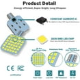 thumbnail image 3 of 20PCS T10 921 922 912 RV Interior LED Light Bulbs, Super Bright LED Bulbs Replacement Lighting 36-SMD 2835 6500K White for 12V RV Camper Trailer Motorhome Boat Dome Car Marine Ceiling Indoor Light, 3 of 14