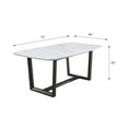 thumbnail image 6 of ACME Madan Dining Table in Weathered Gray, 6 of 6