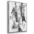 thumbnail image 3 of Graphite Abstract I - Framed Premium Gallery Wrapped Canvas L Frame 3 Piece Set - Ready to Hang, 3 of 9