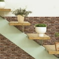 thumbnail image 6 of 6 Sheet Self Adhesive PVC Wallpaper 3D Tile Wall Sticker Mosaic Brown Brick Backsplash 12"x12", 6 of 8
