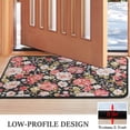 thumbnail image 3 of Pioneer Flower Floral Print Pattern Door Rugs,Washable Non Slip Door Mats Indoor,Decorative Door Mats,Entry Mat Indoor for Entrance,Bedroom,Kitchen,Bathroom,30"x17", 3 of 6