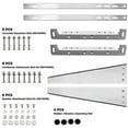 thumbnail image 3 of TURBRO Wall Mount Stand for Mini Split Ductless Air Conditioner Heat Pump System, Sturdy Stainless Steel Bracket w/Dual Cross-Bars, Support Condenser up to 550 lbs (7,000 - 24,000 BTU), 3 of 7