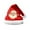 Red, White, variant on Christmas Hat For Kids Santa Hats Kids Unisex Classic Santa Claus Hat Winter Hat New Year Party