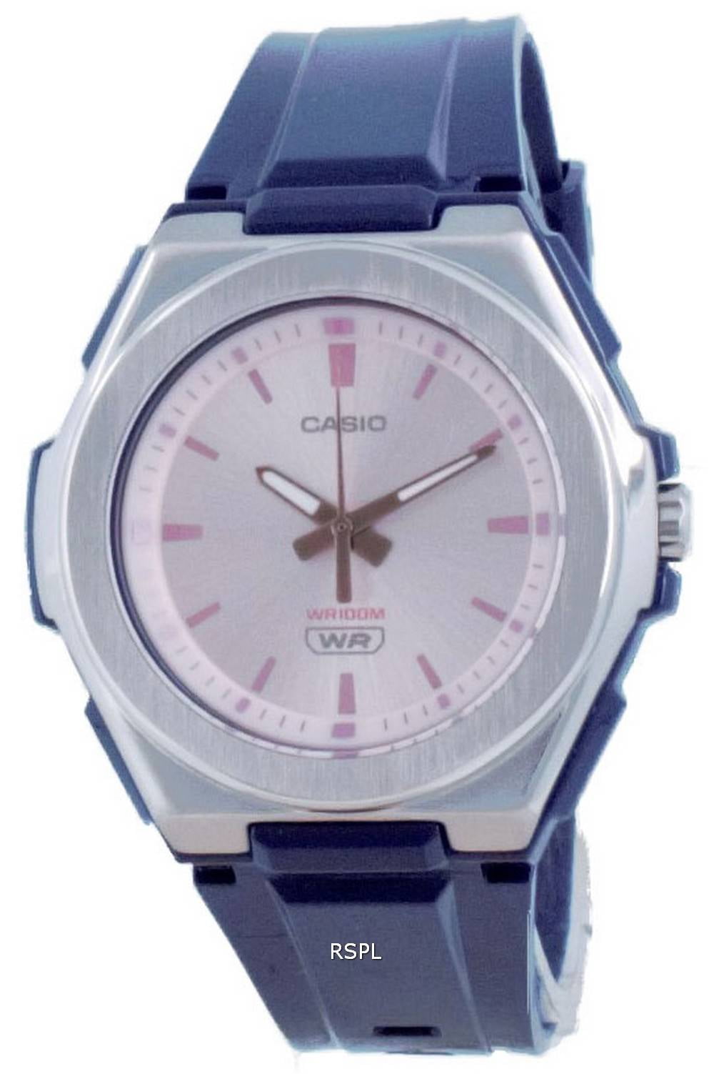 casio pink dial watch