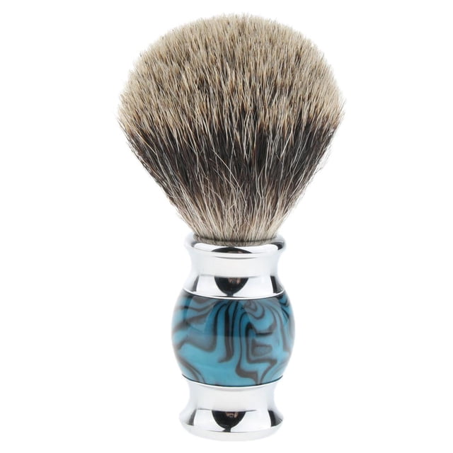 Brocha de afeitar para barba para hombre - Mango de madera - Herramienta de aseo de salón - Afeitado y cabello 04 Colcomx Cepillo de afeitar masculino