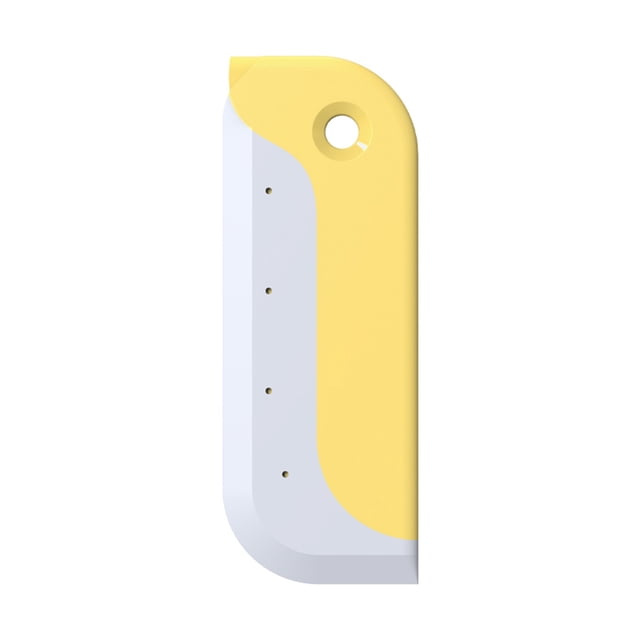 tredstone Window Cleaning Scraper Table Mirror Wiper Scraping Tool Outdoor Automobile Glass Wiping Dirt Removal with Hook Yellow 1Set