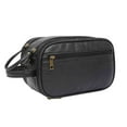 thumbnail image 1 of Neceser de piel personalizado para hombre, gran capacidad, para viaje, cosméticos, 1 of 4