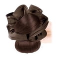 thumbnail image 1 of Low Bun Hair Extension Clip Voluminous Synthetic Hair Styling Updo-coffeelightbrown-, 1 of 9