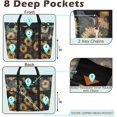 thumbnail image 4 of Mesh Beach Bag, Extra Large Beach Tote with Zipper Pocket Pool Bag for Cruise/Swim/Vacation Essentials, 4 of 7