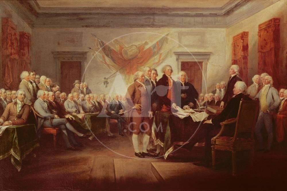 declaration of independence figurative language