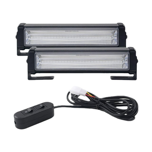 Luz Estroboscópica de Emergencia Luz Intermitente Luz de Advertencia Impermeable de Alta Visibilidad para Coche Postal rojo azul