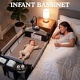 thumbnail image 6 of AILEEKISS 4-in-1 Portable Baby Play Yard with Changing Table for Newborn, Grey, 6 of 11
