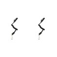 thumbnail image 2 of Soidarity Accesorio de fijación de cuerda de remo de canoa, palas simples antipérdida, cuerdas de resorte, accesorios de fijación flexibles, Negro 2piezas, 2 of 6