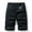 Men's Black Beachwear Bermuda Shorts _ B, variant on 2025 Men's Cotton Cargo Shorts Loose Fit Work Beach Shorts with Zipper Pockets Solid Color Above Knee Bermuda Shorts Army Green 10