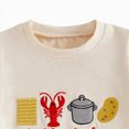thumbnail image 5 of Summer Boys Girls 2 Piece Outfits Boys Short Suit Adorable Crocodile Summer Vibes Print T-Shirt and Plaid Shorts Outfit, 5 of 7