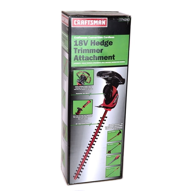 Craftsman 74290 18v Hedge Trimmer Attachment, Cordless convenience
