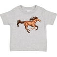 thumbnail image 3 of Inktastic Galloping Brown Horse-stylized Illustration Boys or Girls Toddler T-Shirt, 3 of 5