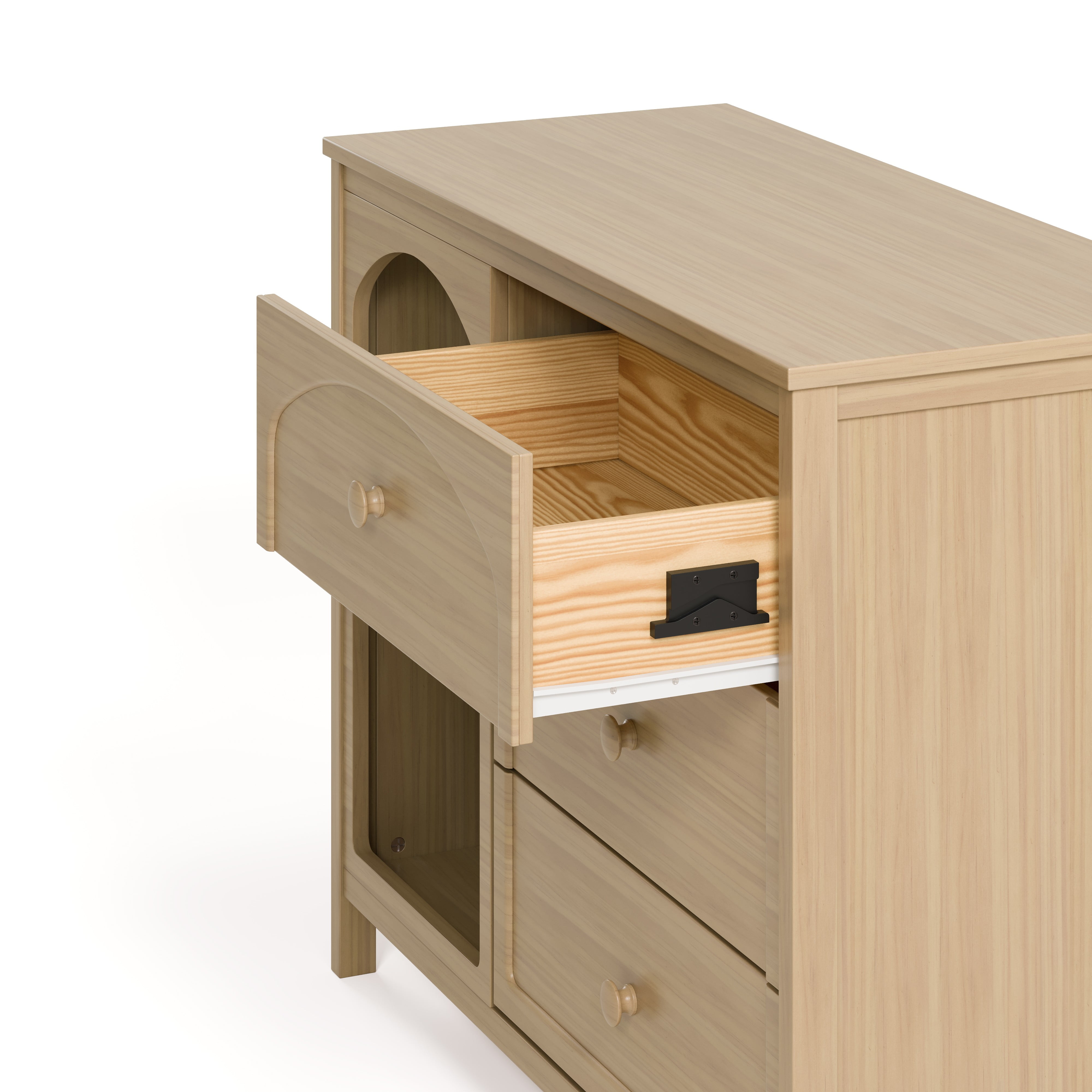Graco Olivia 3 Drawer Combo Dresser, Driftwood