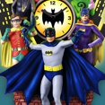 thumbnail image 4 of The Bradford Exchange Batman Classic TV Series Wall Clock | Light-Up Gotham | 14.5" Hand-Painted Resin, 4 of 4