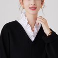 thumbnail image 3 of YEKEYI Half Shirts Layering for Women,Detachable Dickey Collar Blouse Half Shirts False Collar, 3 of 9