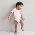 thumbnail image 3 of Kdxio Swan1 Pattern Unisex Baby Cotton Short Sleeve Bodysuits-3 Months, 3 of 5
