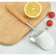 thumbnail image 4 of Stainless Steel Cheese Slicer Handheld,Cheese Slicers for Block Cheese Planer Cheese Peeler Cheese Cutter Slicer Cheese Shaver for Hard Cheese,Wood Handle Cheese Slicer for Block Cheese Plane, 4 of 9