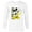 White, variant on Disney Mickey Mouse Vintage Classics 28 Black & Yellow - Long Sleeve T-Shirt for Men - Customized-White